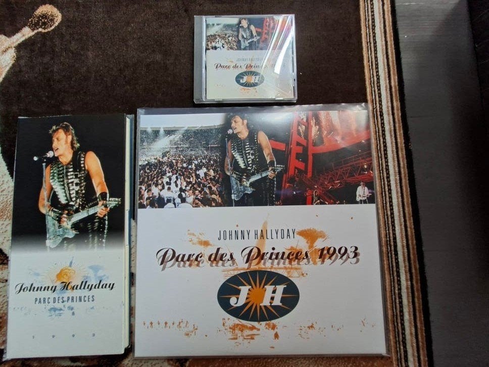 Johnny Parc des Princes 93 - Originaux 3cd, 2lp, 1cd, Double LP, Enlèvement ou Envoi, Double LP