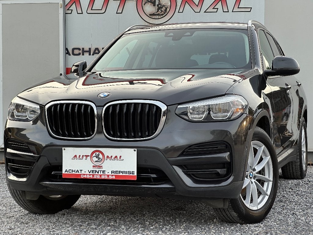 BMW X3 2.0d 150CH sDrive18**1PROP**CARNET**FULL LED**CAMERA, 1995 cc, 4 cilinders, Zwart, Bedrijf