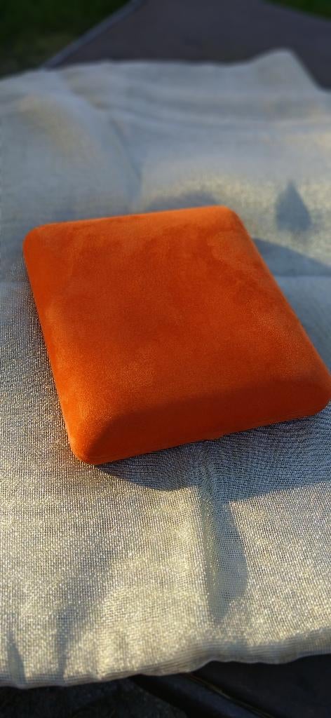 Vintage Hermès juwelendoos , leeg., Bijoux, Sacs & Beauté, Colliers, Enlèvement ou Envoi, Comme neuf, Orange