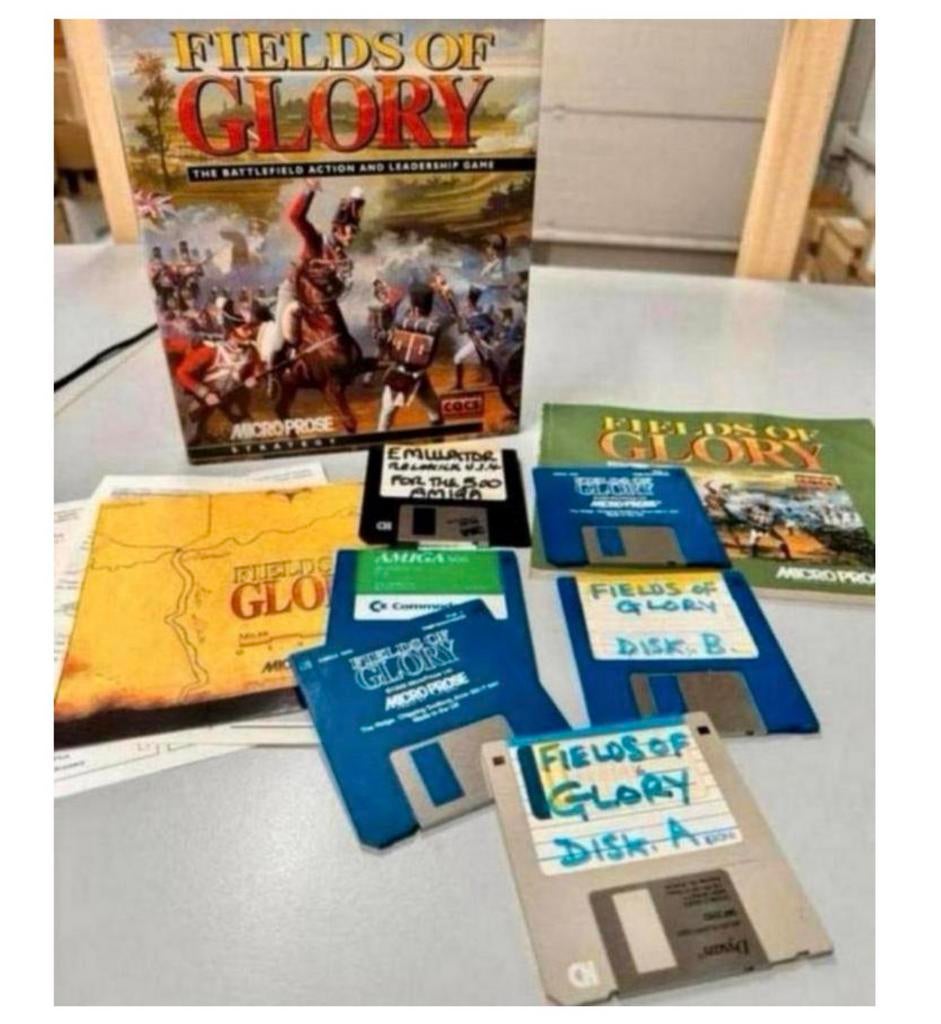 Fields of Glory - Jeu vintage Big Box IBM PC Amiga A 500, Enlèvement ou Envoi
