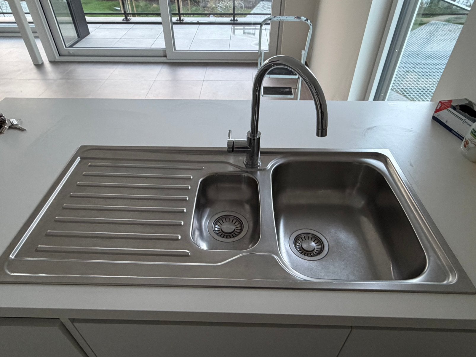 Lavabo en kraan FRANKE te koop. 7 maanden gebruikt, Enlèvement, Comme neuf