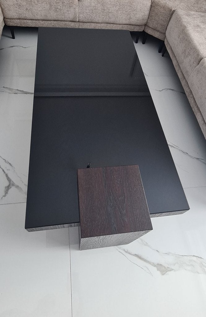 Table basse, Maison & Meubles, 100 à 150 cm, Autres essences de bois, Design, Enlèvement