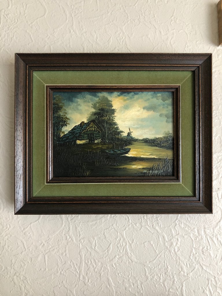 Schilderij, Antiquités & Art, Art | Peinture | Classique, Peint à la main, Autres sujets, Panneau, Enlèvement