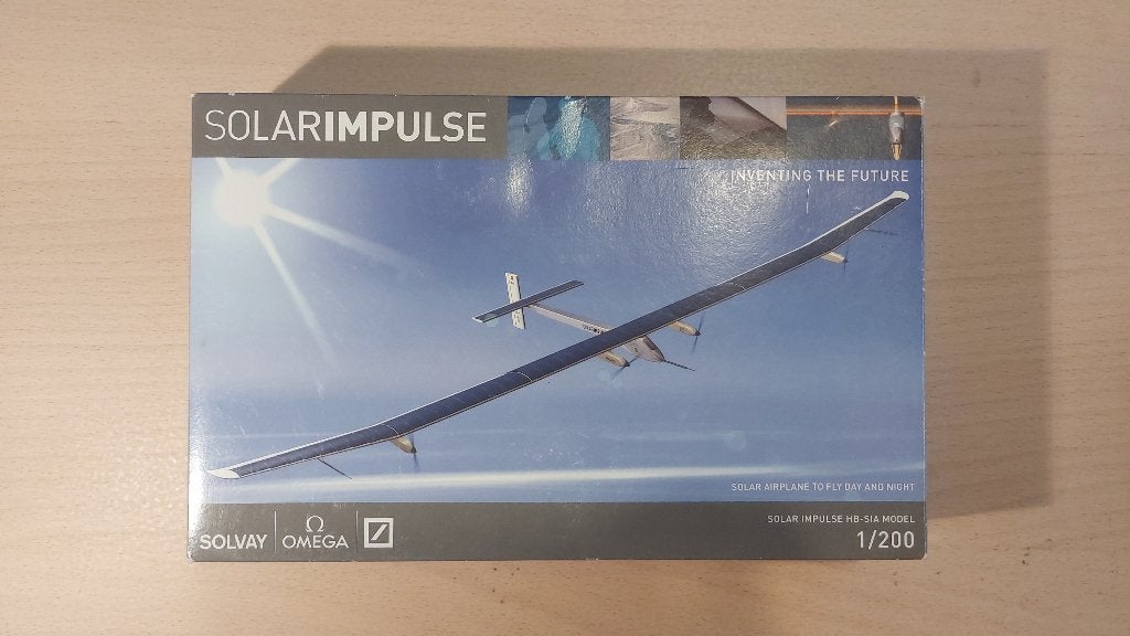 Miniature Solar Impulse Herpa 1/200 2012 - Collector, Enlèvement ou Envoi, Comme neuf, Avion