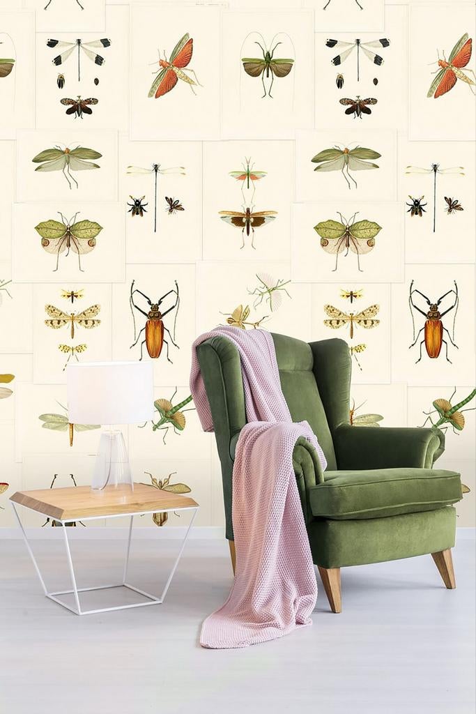 Behangpapier Mind the Gap Entomology, Huis en Inrichting, Stoffering | Behang, Ophalen of Verzenden