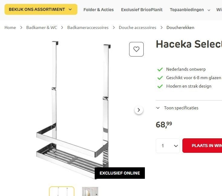 Haceka Selection Flaconhouder Gepolijst, Bricolage & Construction, Enlèvement ou Envoi, Comme neuf, Autres types