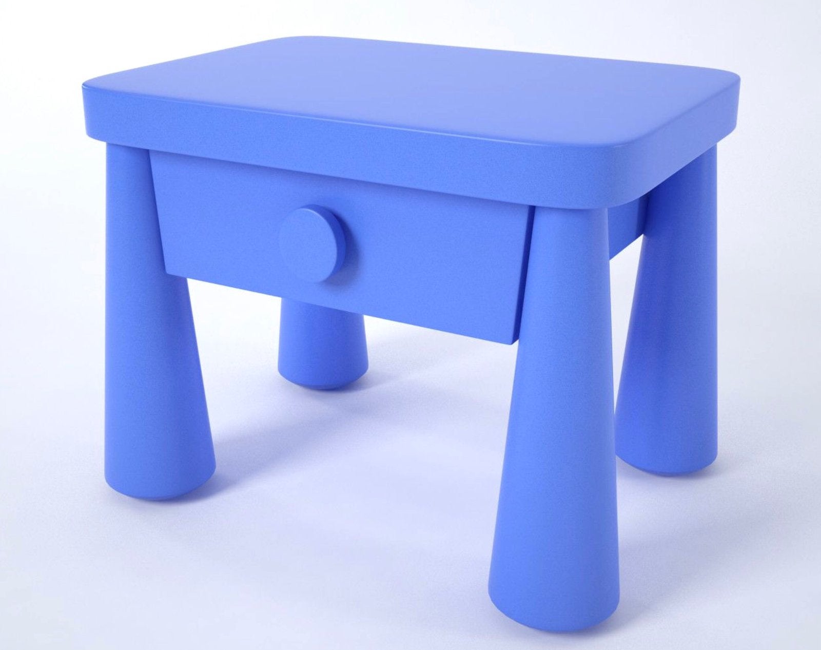 Ikea nachtkastje uit de Mammut-collectie meest verkocht, Huis en Inrichting, Ophalen, Gebruikt
