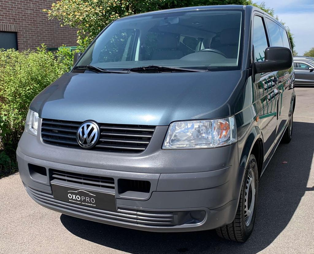 Volkswagen Transporter 1.9 TDi 102CV / 9 PLACES/ Airco/ Prem, Auto's, Voorwielaandrijving, Stof, Gebruikt, 2145 kg