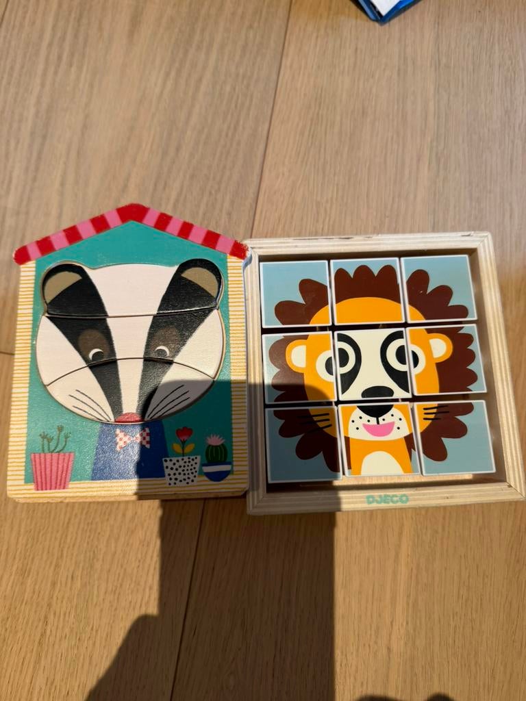 Houtrn puzzle, educatieve speelgoed, Ophalen, Zo goed als nieuw