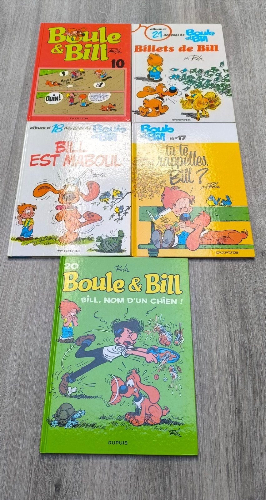 5 BDs Boule et Bill, comme neuves, 2 euros pièce, Enlèvement, Comme neuf