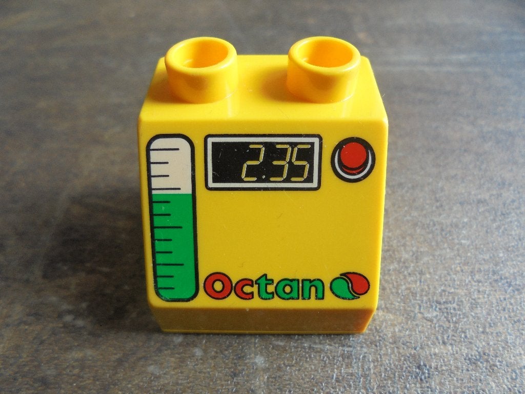Lego Duplo Brick 2x2x1,5 Slope 45 (zie foto's) 11, Ophalen of Verzenden, Gebruikt, Losse stenen, Duplo