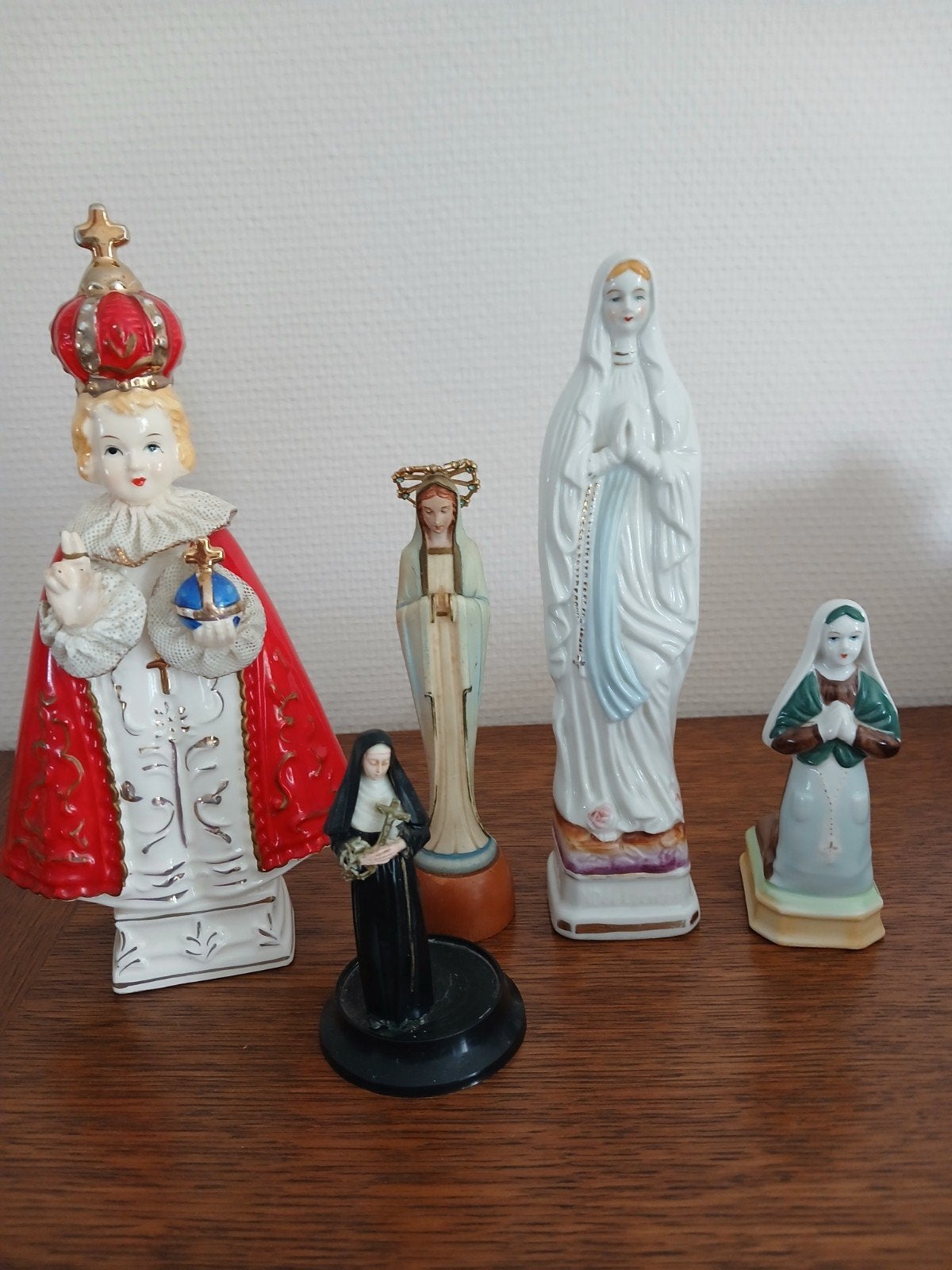 heilige beeldjes, Ophalen