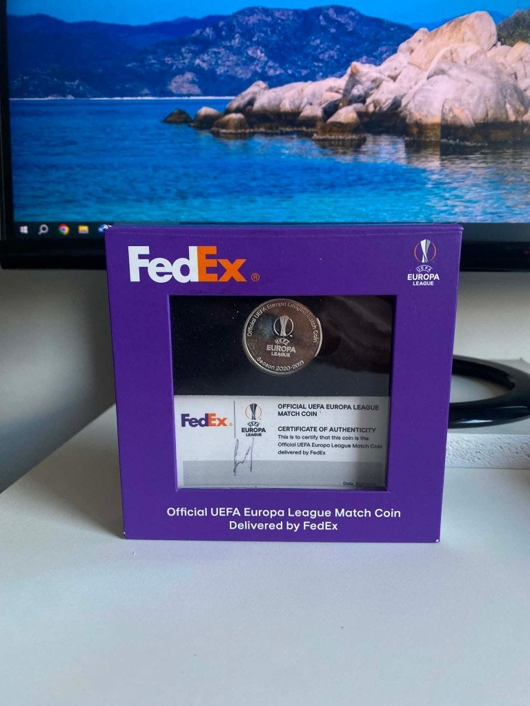 Match Coin KAA Gent - Liberec (2020) -  UEFA Europa League, Enlèvement ou Envoi, Utilisé, Autres types
