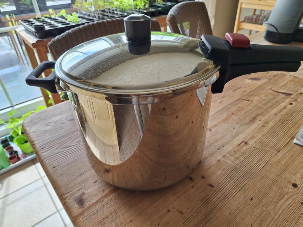 Snelkookpot, Ophalen