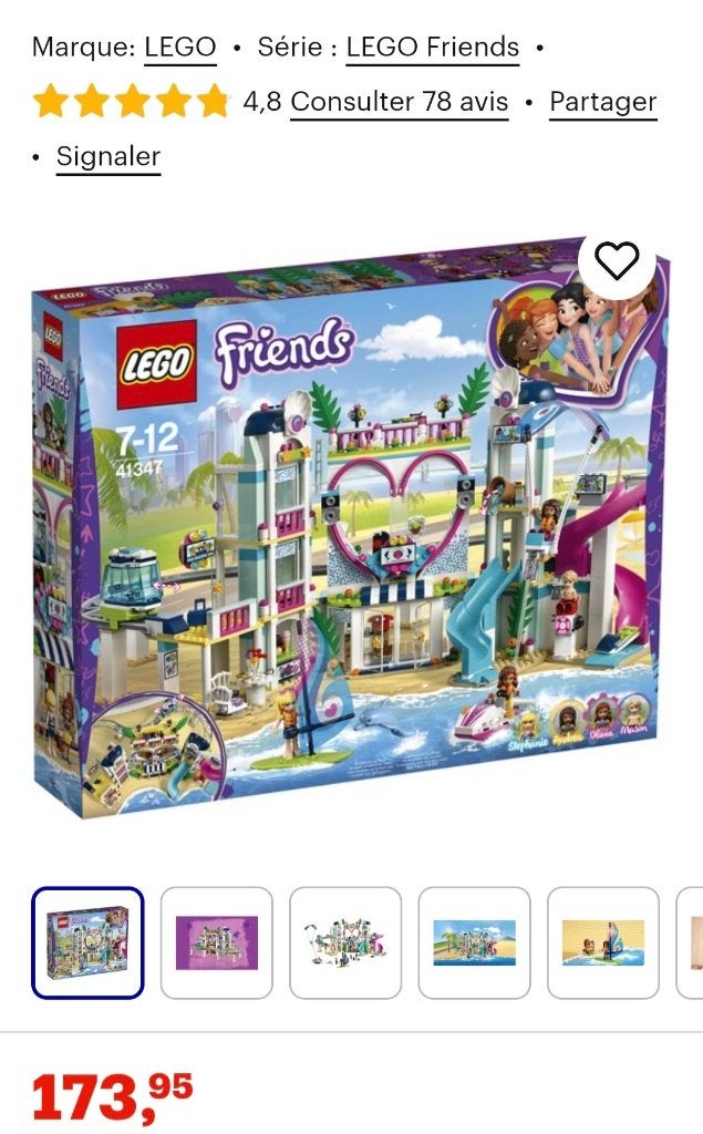 Lego Friends "Le complexe touristique de Heartlake City", Enfants & Bébés, Jouets | Duplo & Lego, Neuf, Enlèvement ou Envoi, Lego