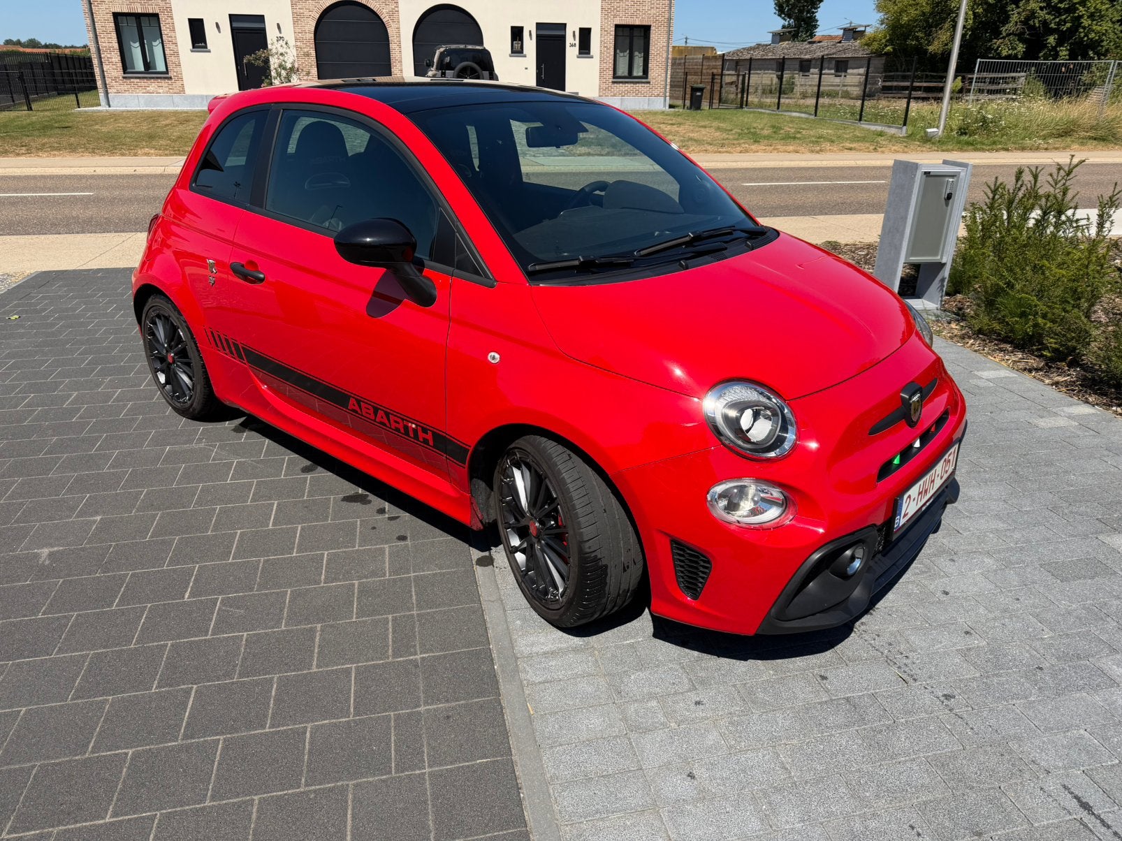 Prachtige Abarth 595 competizione 1.4 T-jet turbo 180pk Fiat, Voorwielaandrijving, 4 zetels, 4 cilinders, Leder