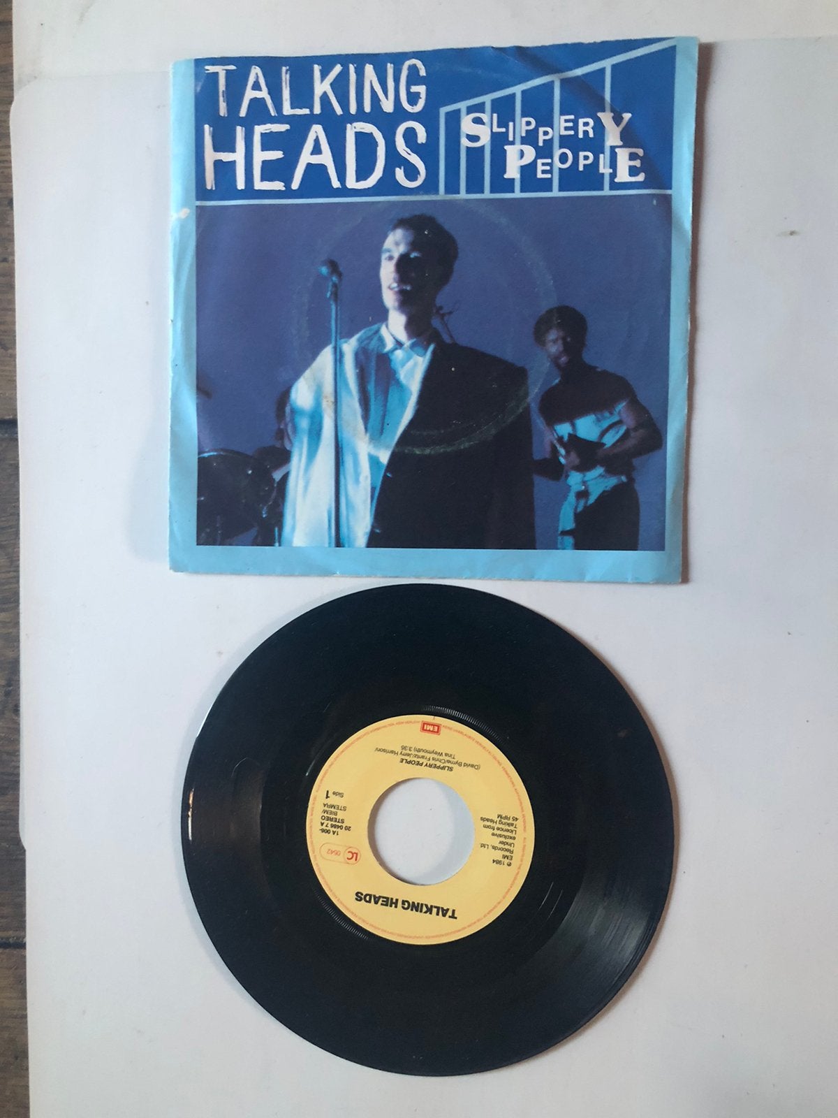 Talking Heads: slippery people (1984; NM), Verzenden, Zo goed als nieuw