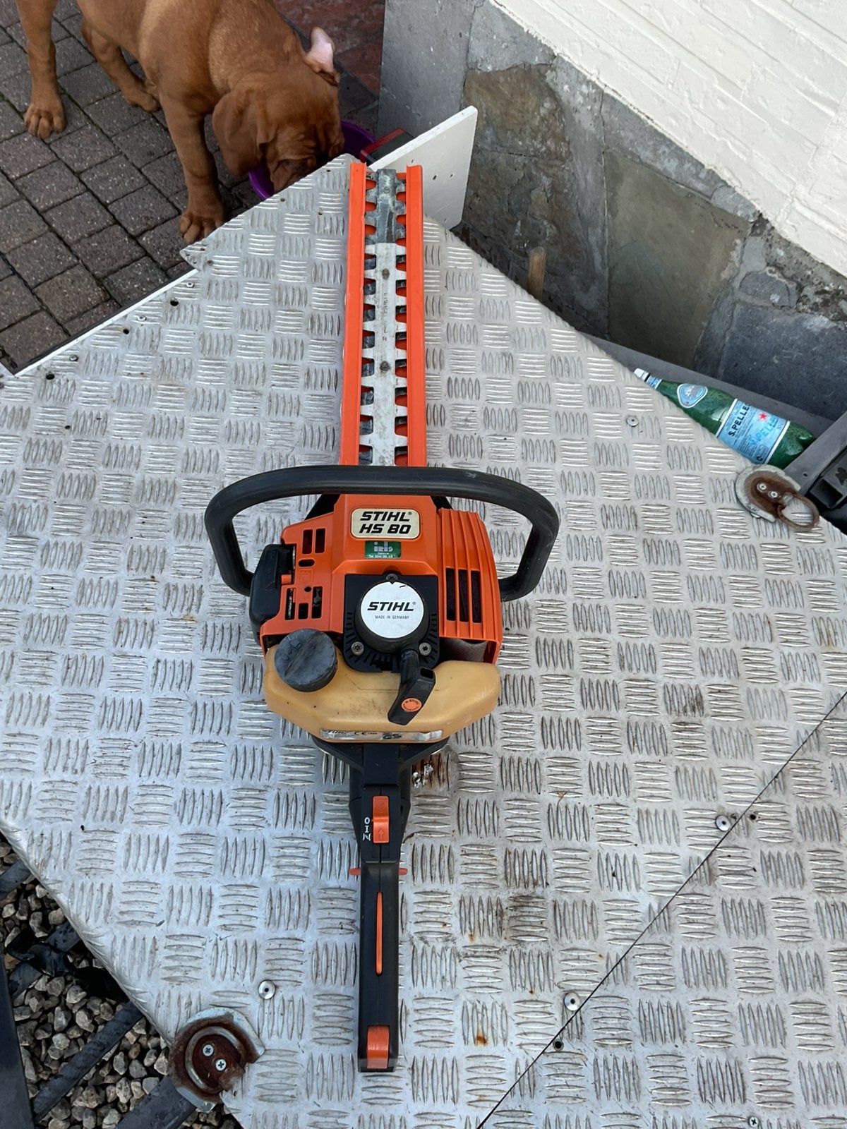 Heggenschaar STIHL, Jardin & Terrasse, Taille-haies, Enlèvement, Comme neuf, Essence