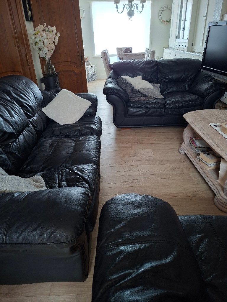 Salon, Ophalen, Gebruikt, Rechte bank, Leer