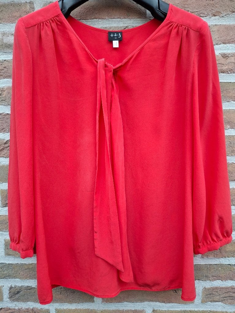 Zijden blouse 1,2,3 - maat 38/40, Ophalen of Verzenden, Zo goed als nieuw, Maat 38/40 (M)