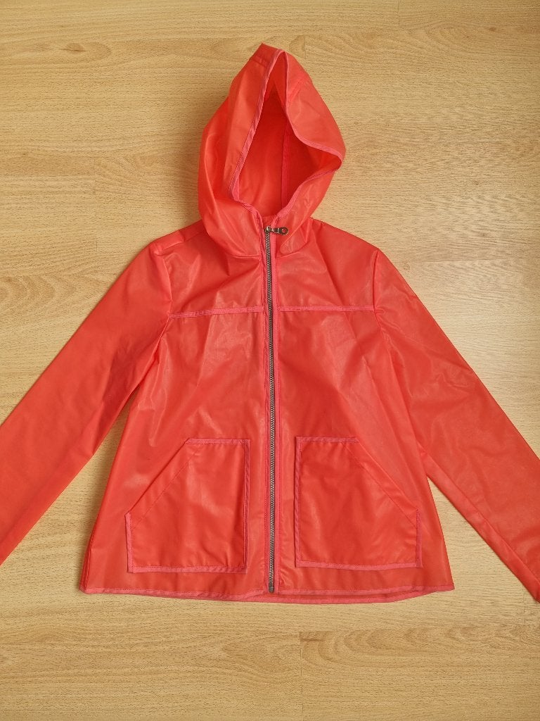 Imperméable orange - taille 152-158, Garçon ou Fille, Enlèvement ou Envoi, Utilisé, Esprit