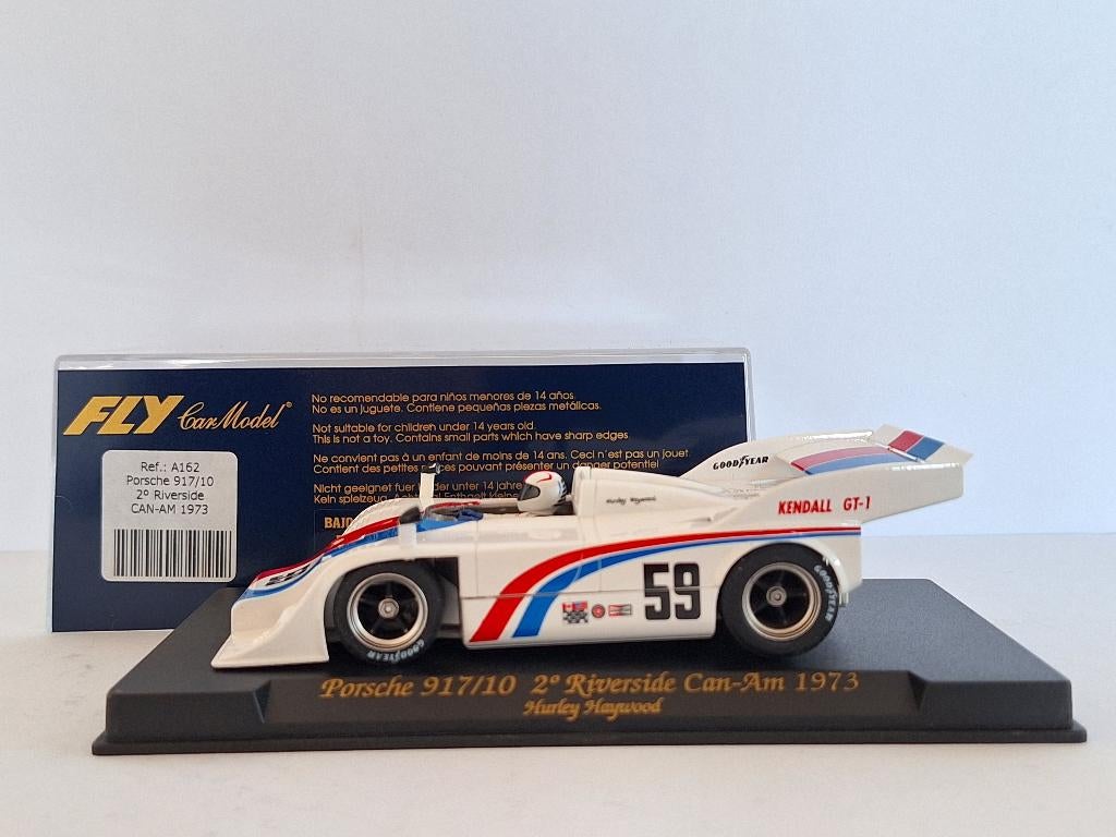 Fly Porsche 917/10 Riverside Can-Am 1973 Hurley Heywood A162, Neuf, Autres marques, Électrique, Circuit