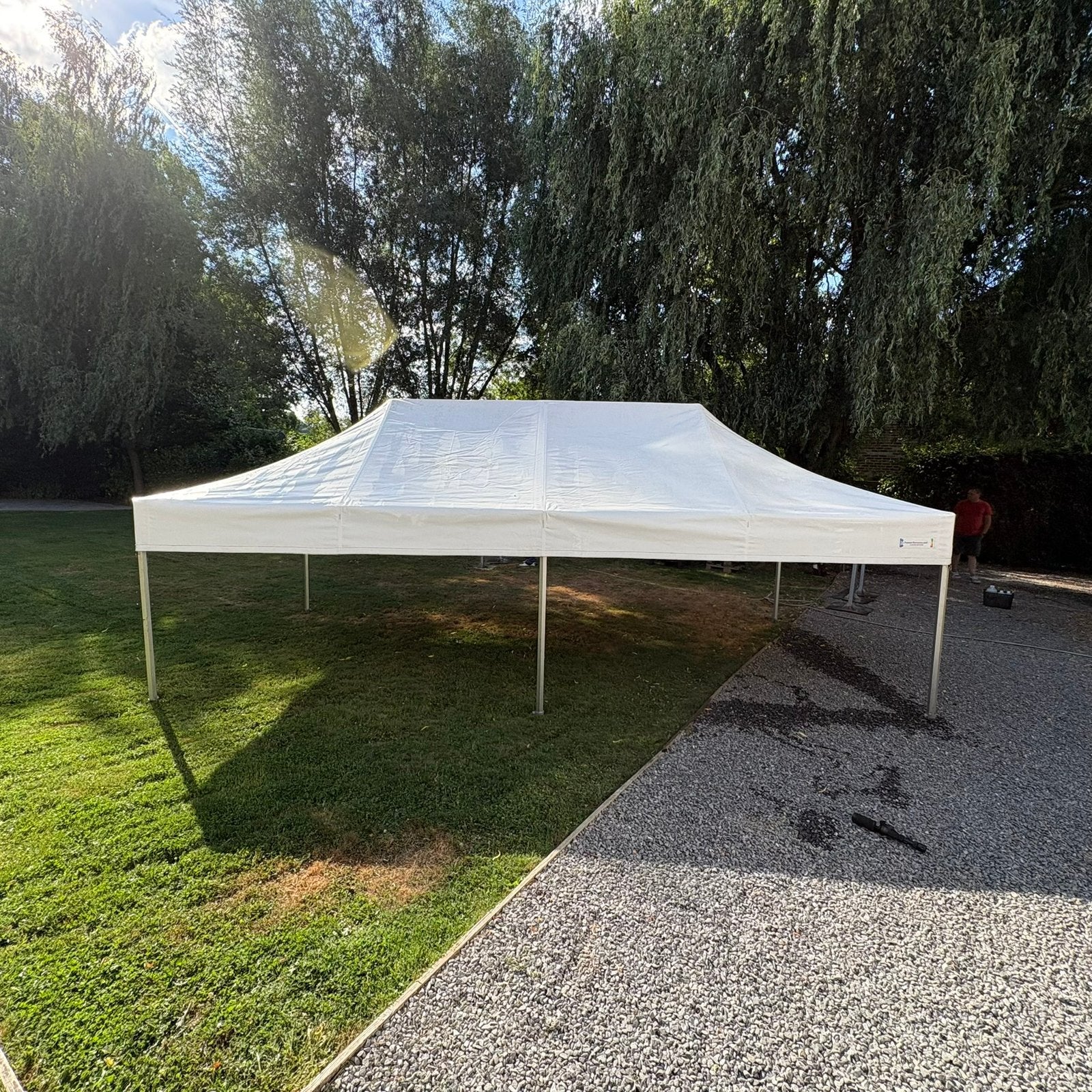 Frankrijk-Barnums Alu Pro 55 PRESTIGE Prieel — 3 x 6 m, Ophalen, Opvouwbaar, Partytent, Minder dan 4 meter