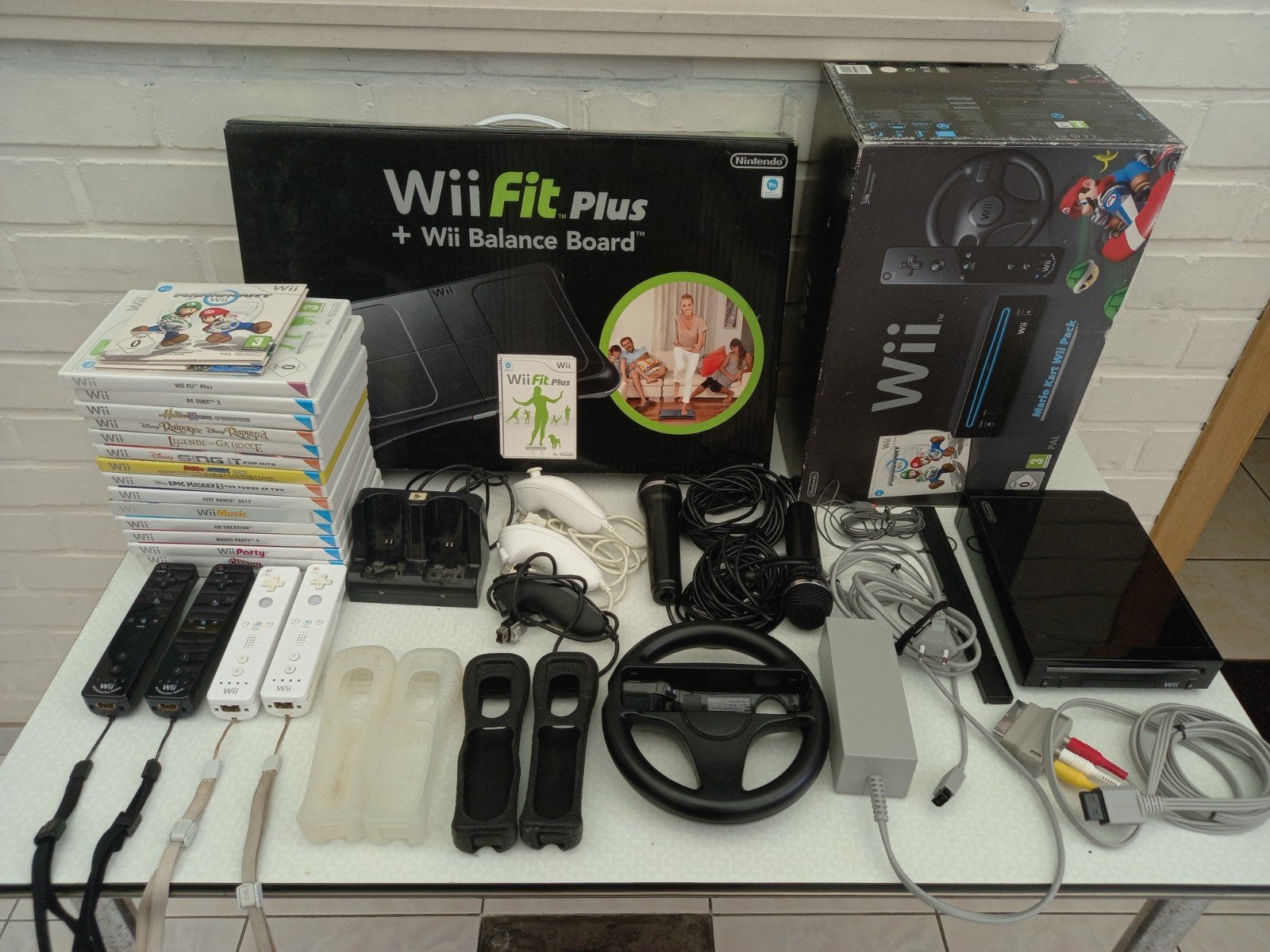 Wii met toebehoren, Enlèvement
