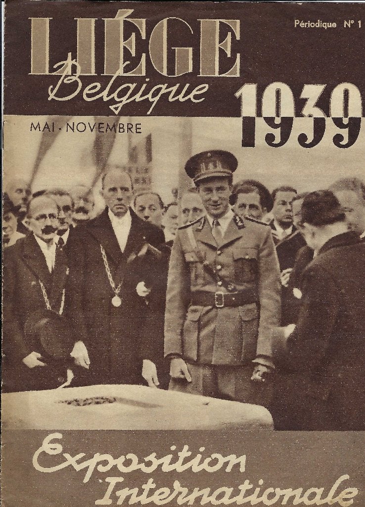 Liège  1939  Exposition Internationale de l'Eau, Enlèvement ou Envoi, Utilisé