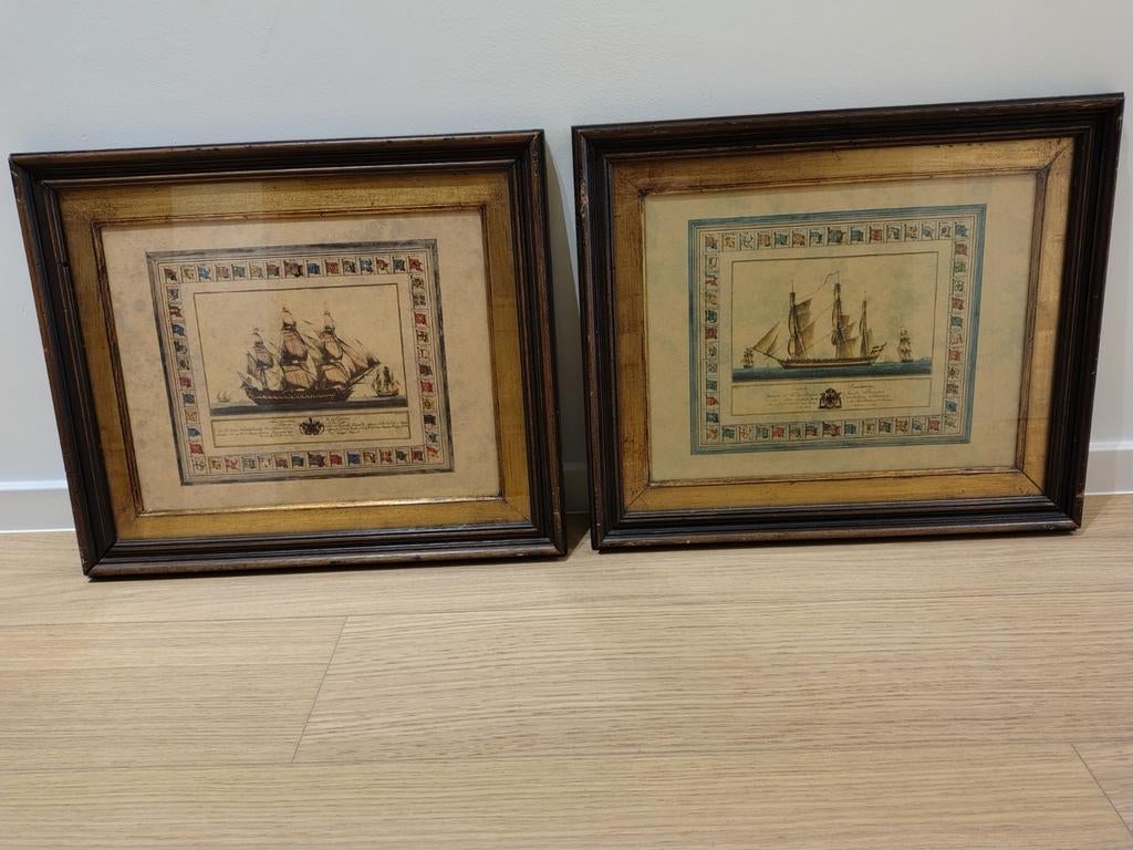 Set van 2 Prachtige Maritieme Kaders, Ophalen