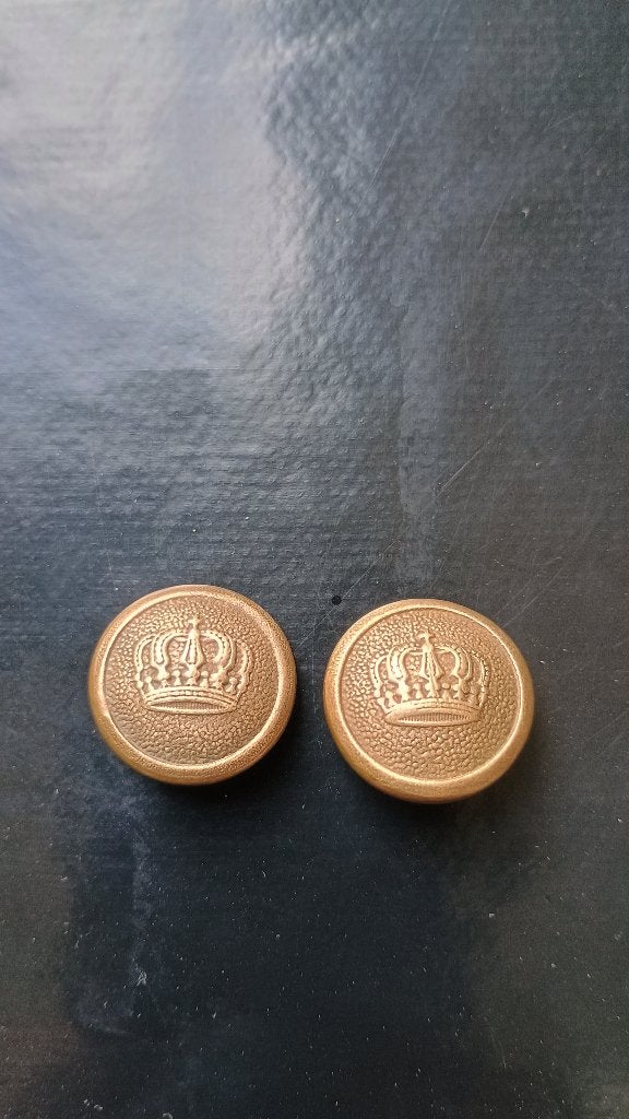 2 boutons d'uniforme Prussiens ( 1ère guerre), Collections, Objets militaires | Général, Enlèvement