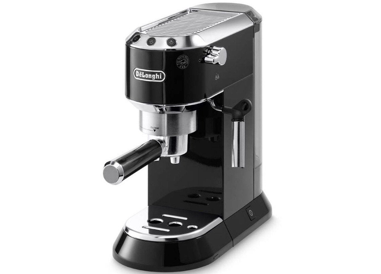 De’Longhi Dedica EC680.BK - Pistonmachine + tamp - Zwart, Elektronische apparatuur, Koffiezetapparaten, Ophalen, Gebruikt, Espresso apparaat