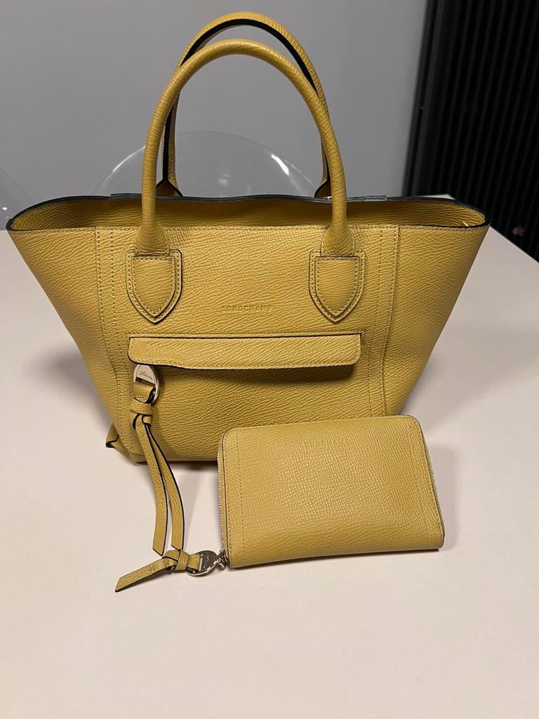 Longchamp tas + bijpassende portemonnee – topdeal, Handtassen en Accessoires, Tassen | Damestassen, Zo goed als nieuw, Ophalen