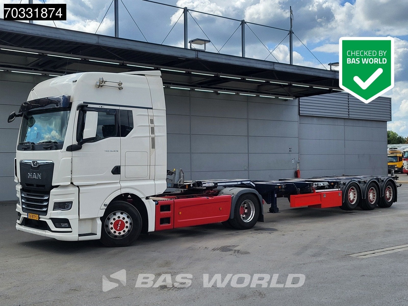 MAN TGX TGX 18.470 4X2 Retarder NL-Truck Multi'45ft, Automaat, Stof, Euro 6, Automatische klimaatregeling