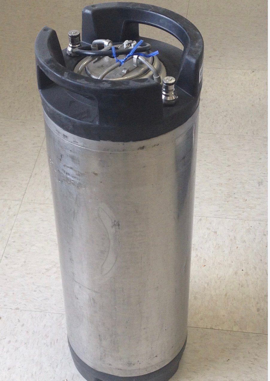 Soda keg, 10 tot 20 liter, Ophalen of Verzenden, Gebruikt, Inox