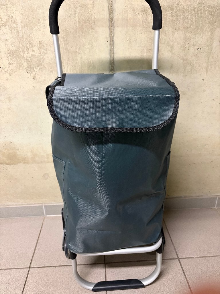 chariot de courses, Bijoux, Sacs & Beauté, 75 cm ou plus, Gris, Moins de 40 cm, Poignée extensible