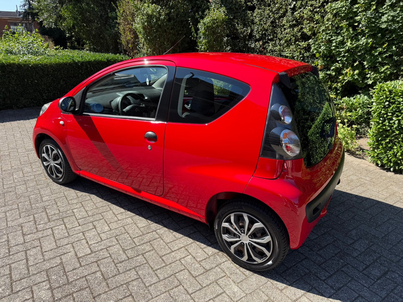 Citroen C1 (=Aygo!) 1.0 benz 2/2009 *50.432km* 1j garantie, Rouge, Essai à domicile, Achat, Entreprise