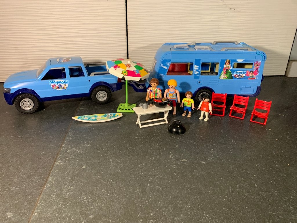 FOREST: PLAYMOBIL 9502 Fun Park Pick up et Caravane, Enfants & Bébés, Jouets | Playmobil, Utilisé, City action, Enlèvement ou Envoi
