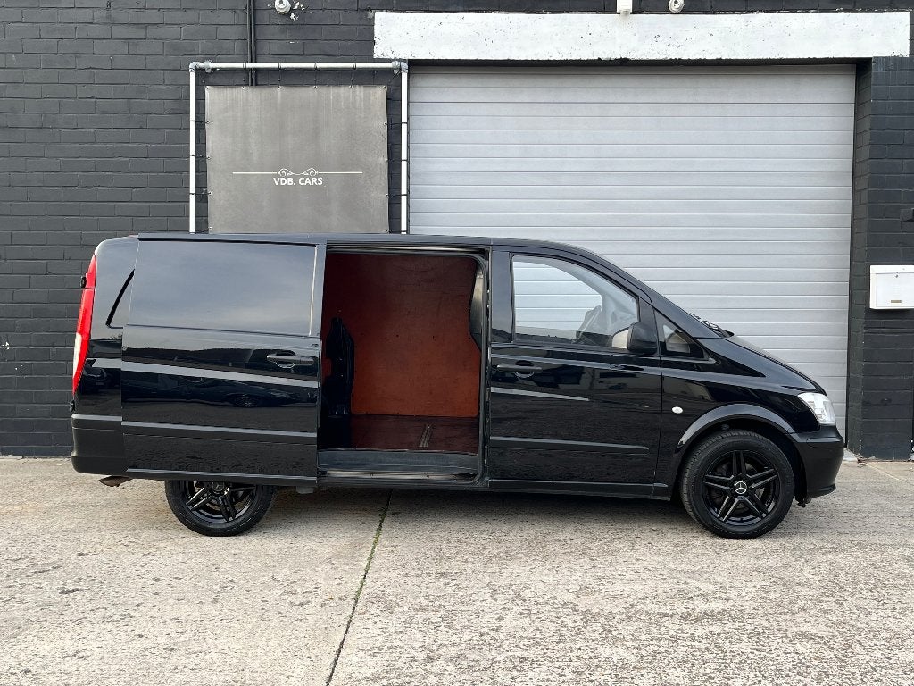 MERCEDES VITO LANG / LICHTEVRACHT / 2012, Auto's, Bedrijf, Diesel, Achteruitrijcamera, Te koop