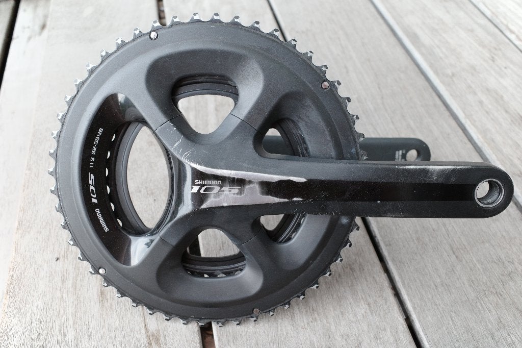 Shimano 105 11sp Crankset 52-36 175mm, Enlèvement ou Envoi, Utilisé, Shimano