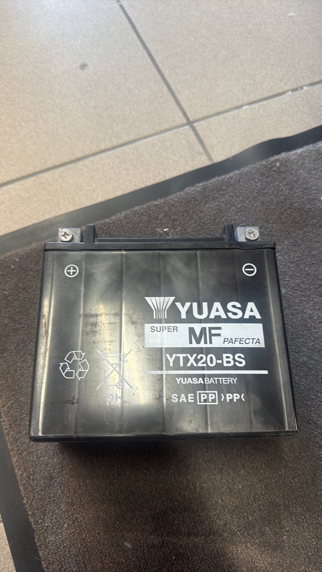 Batterij Yuasa YTX20-BS - nieuw, Ophalen, Nieuw