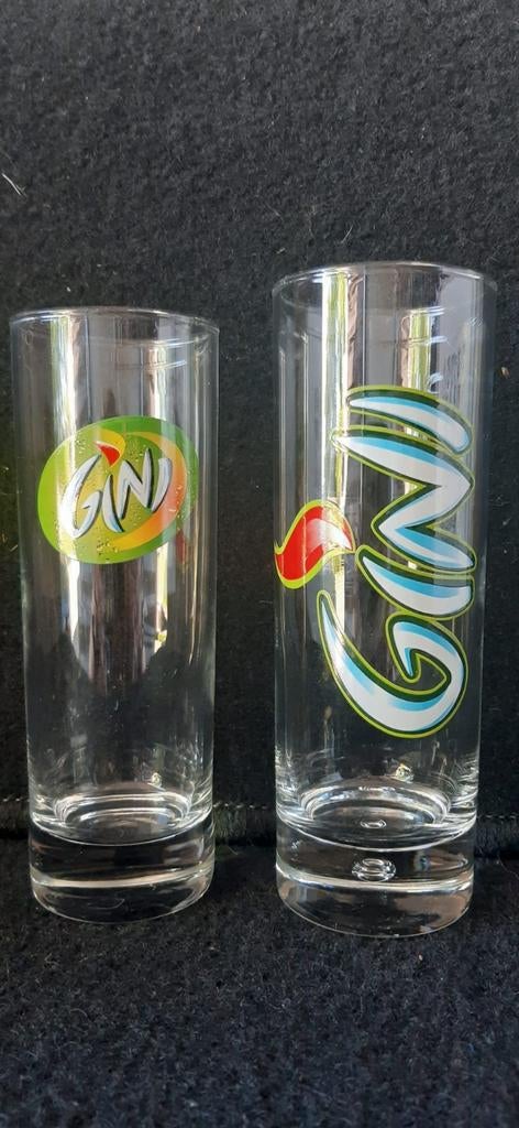 Verre à Gini, 2 pièces de chaque, Collections, Enlèvement, Neuf, Verre à soda
