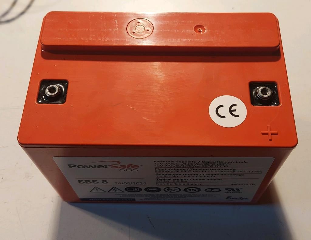Nieuwe 12V 7Ah accu (PowerSafe SBS 8) – ongebruikt, Audio, Tv en Foto, Accu's en Batterijen, Ophalen
