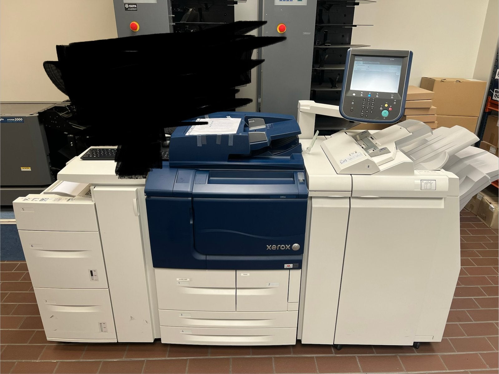 Production printer Xerox D95, Computers en Software, Printers, Zo goed als nieuw, Printer, Ophalen