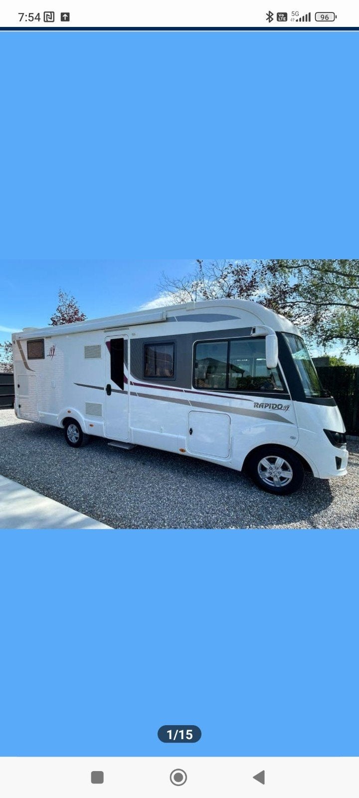 Camping car integral rapido 866f, Caméra de recul, Fiat, Particulier, Antenne satellite