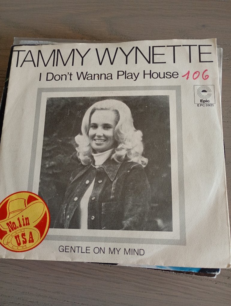 Tammy Wynette - I don't wanna play house, Cd's en Dvd's, Vinyl Singles, Verzenden, Gebruikt, Pop