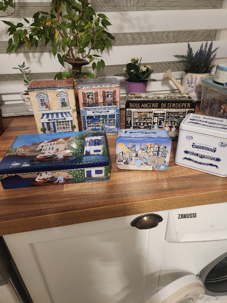 blikken dozen jules destrooper  1 euro per stuk, Ophalen of Verzenden