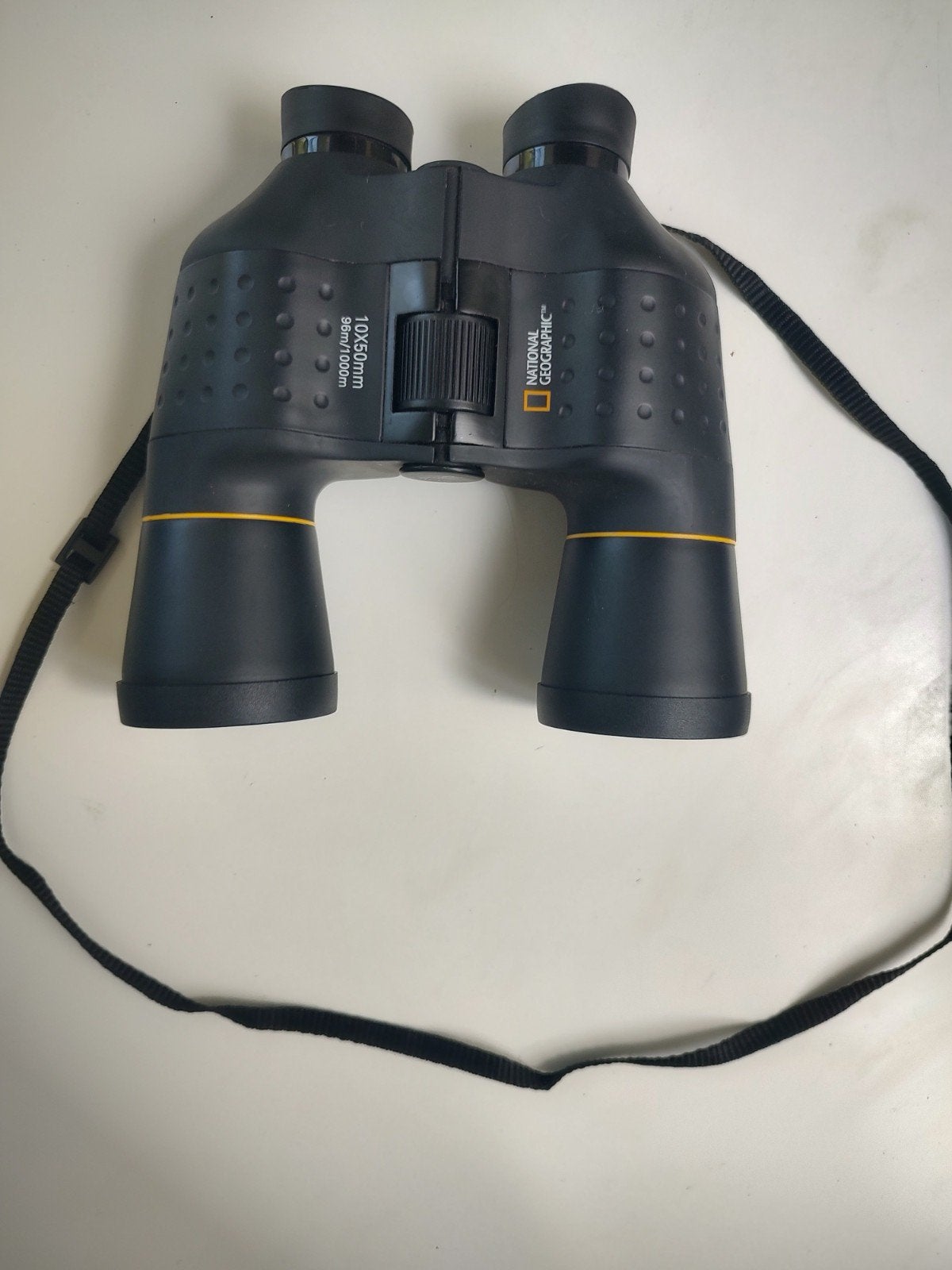 National Geographic verrekijker 10x50 (96m/1000m), Zo goed als nieuw, 8 tot 12x, Met hoes of tas, Porro (met knik)