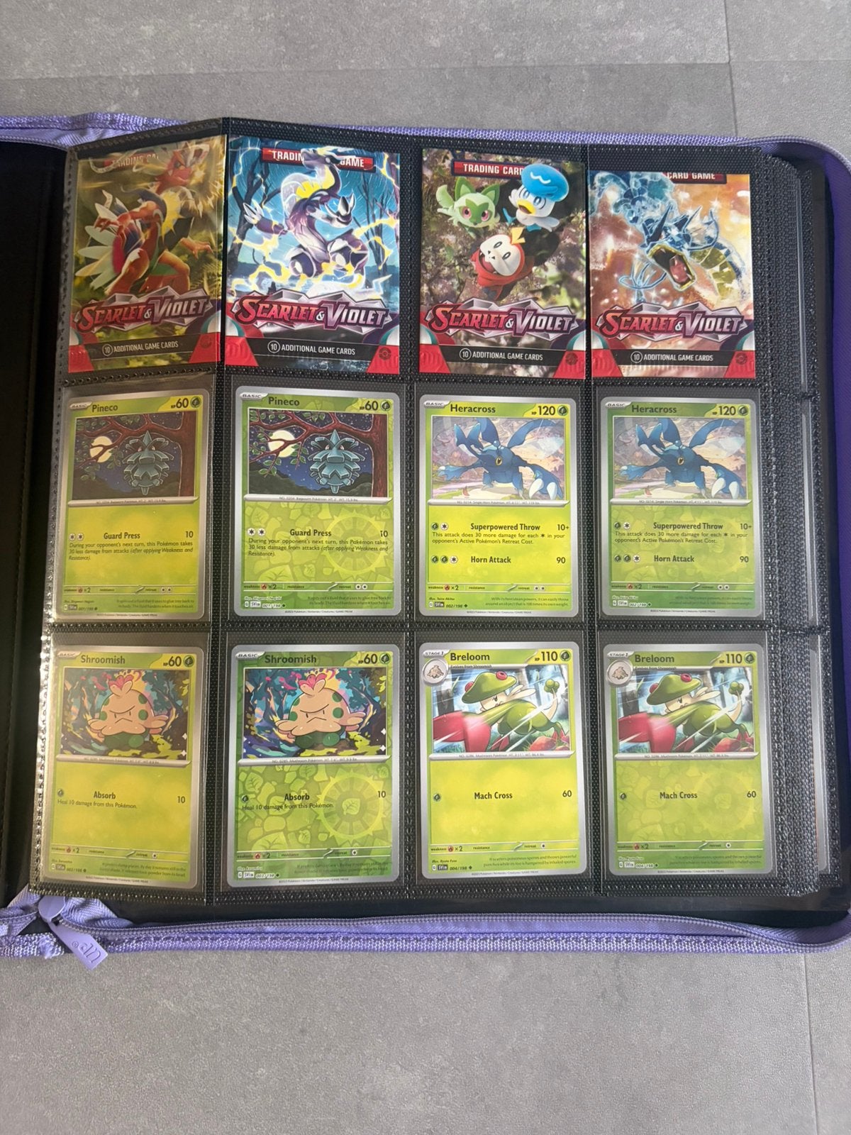 Pokémon Scarlet And Violet Base Set - Master Set, Ophalen, Zo goed als nieuw, Meerdere kaarten