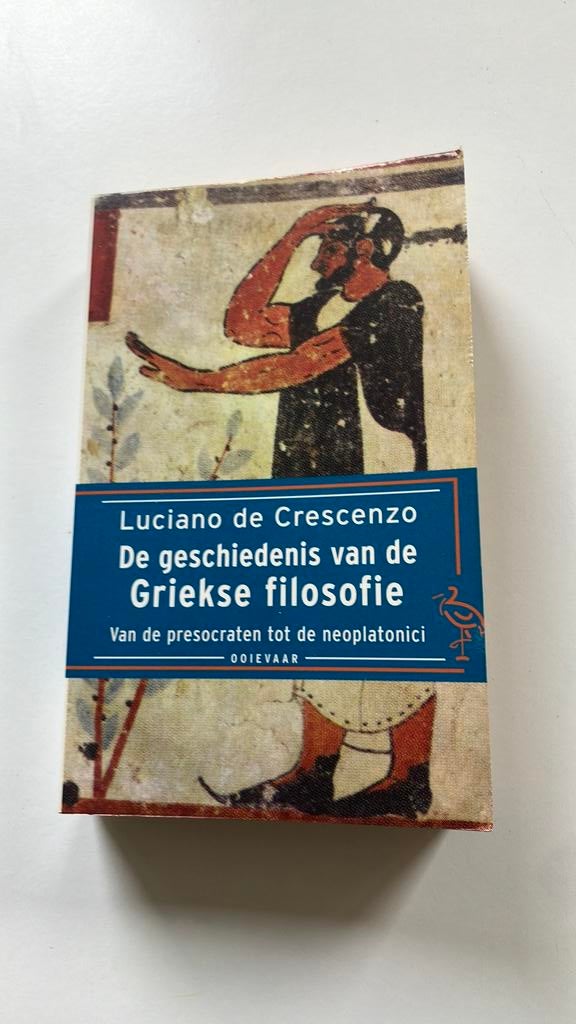 De geschiedenis van de Griekse filosofie, Boeken, Filosofie, Ophalen of Verzenden, Gelezen, Cultuurfilosofie